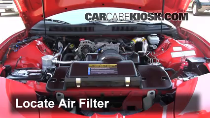 2001 Pontiac Firebird 3.8L V6 Convertible Filtro de aire (motor) Control